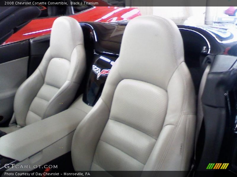 Black / Titanium 2008 Chevrolet Corvette Convertible