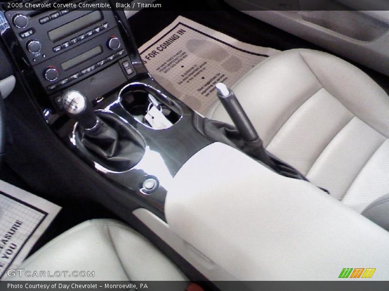 Black / Titanium 2008 Chevrolet Corvette Convertible