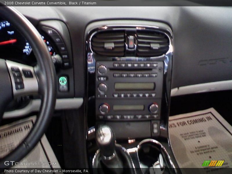 Black / Titanium 2008 Chevrolet Corvette Convertible