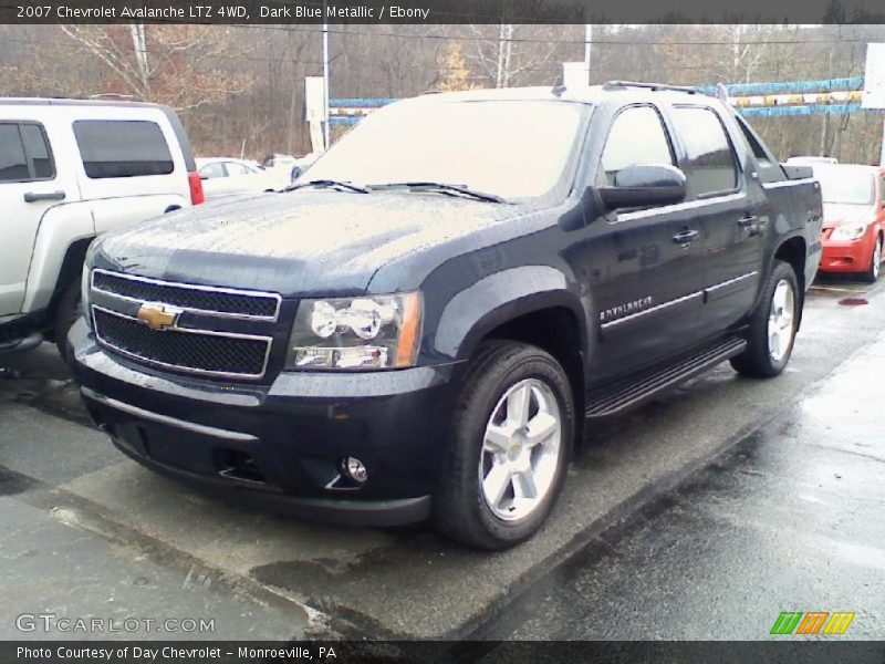 Dark Blue Metallic / Ebony 2007 Chevrolet Avalanche LTZ 4WD