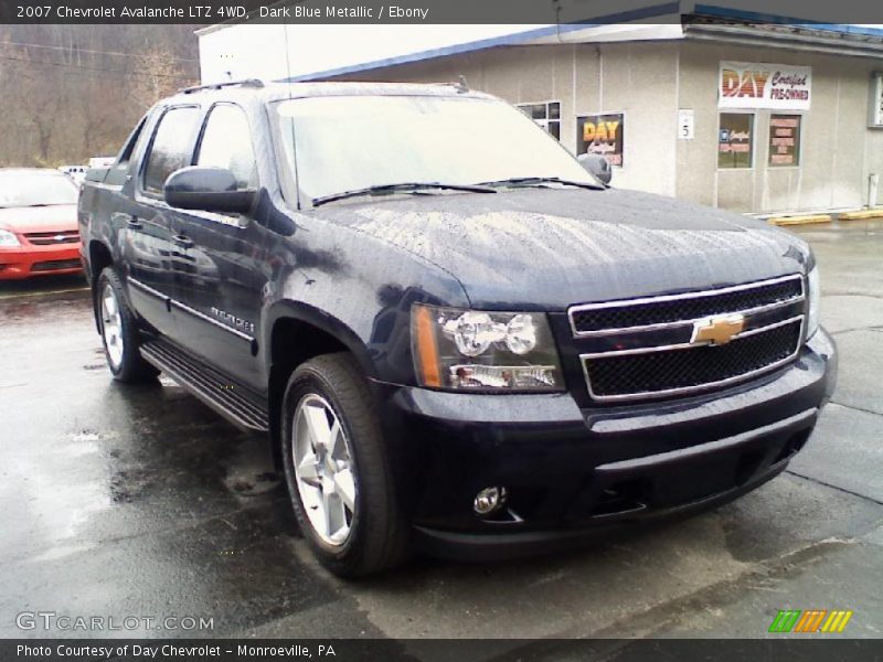 Dark Blue Metallic / Ebony 2007 Chevrolet Avalanche LTZ 4WD