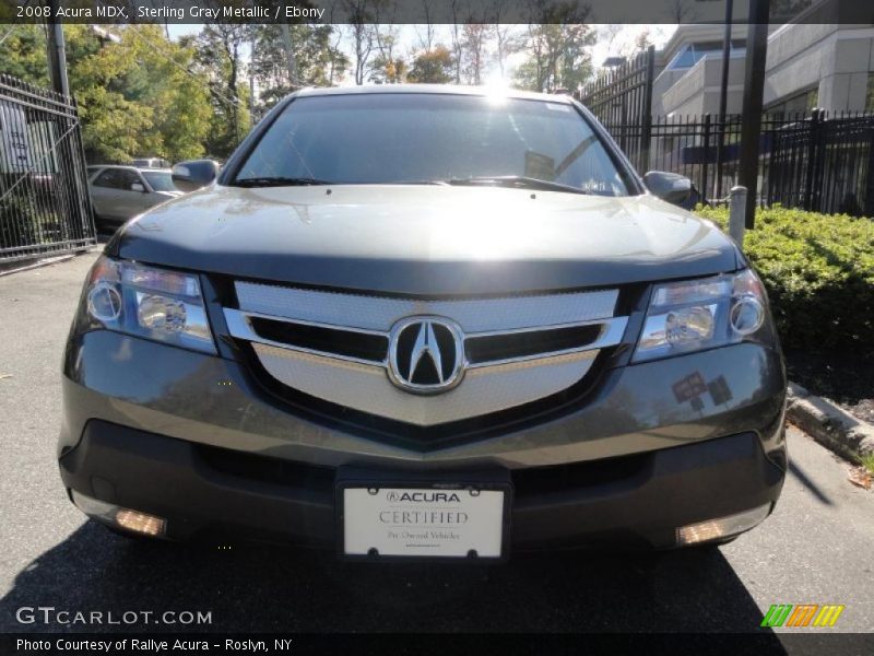 Sterling Gray Metallic / Ebony 2008 Acura MDX