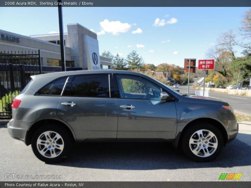 Sterling Gray Metallic / Ebony 2008 Acura MDX