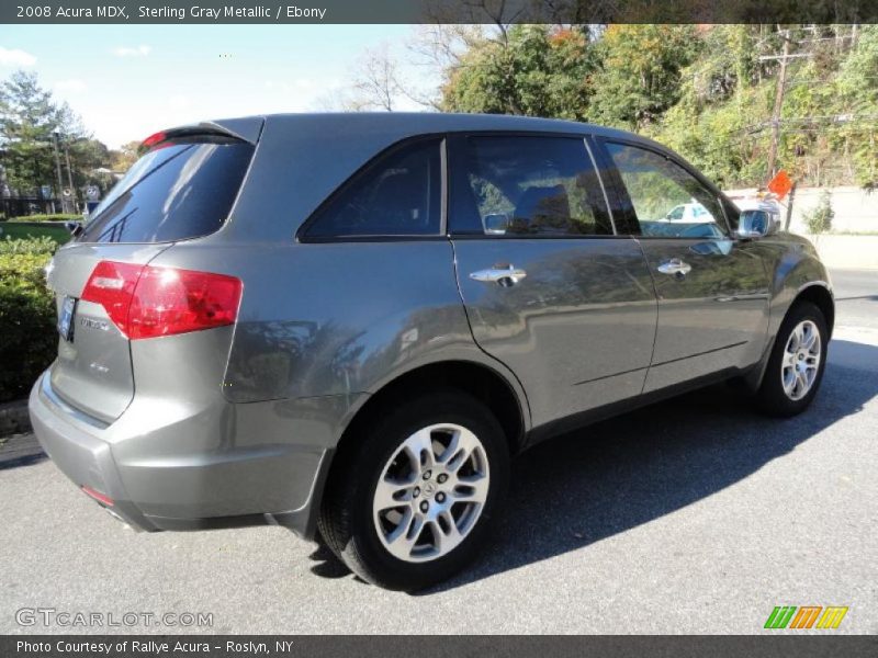Sterling Gray Metallic / Ebony 2008 Acura MDX