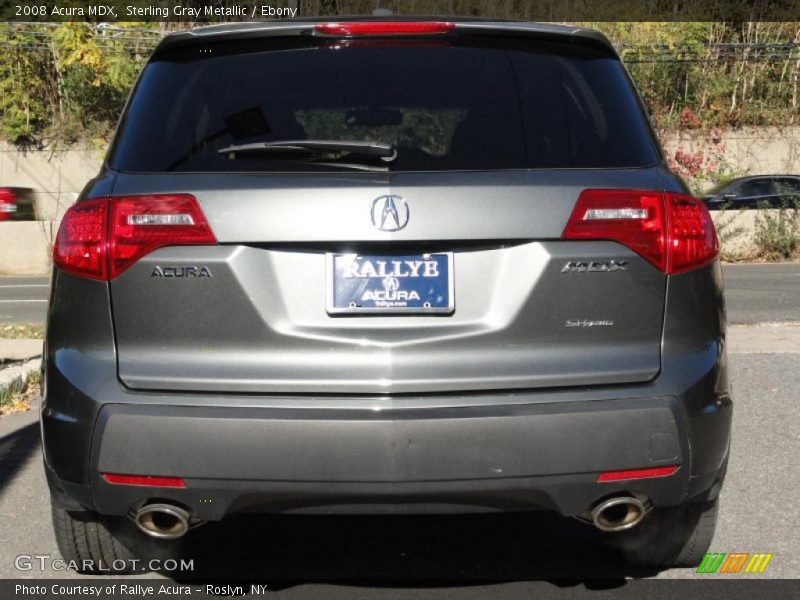 Sterling Gray Metallic / Ebony 2008 Acura MDX
