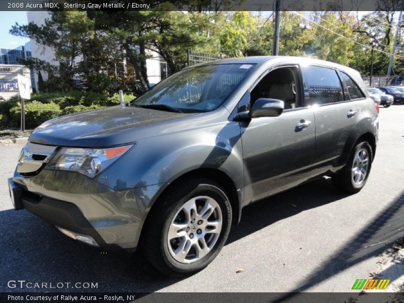 Sterling Gray Metallic / Ebony 2008 Acura MDX