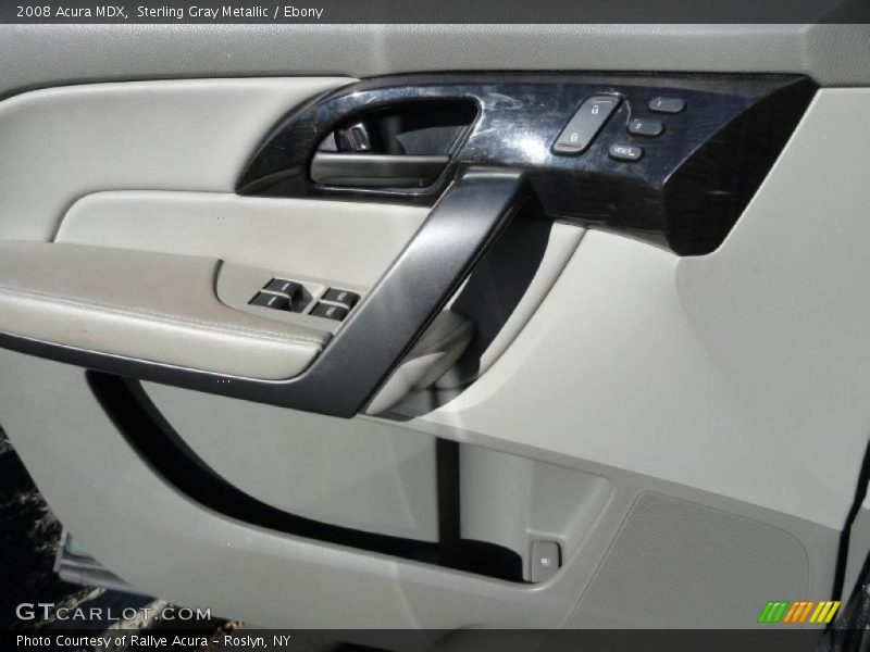 Sterling Gray Metallic / Ebony 2008 Acura MDX