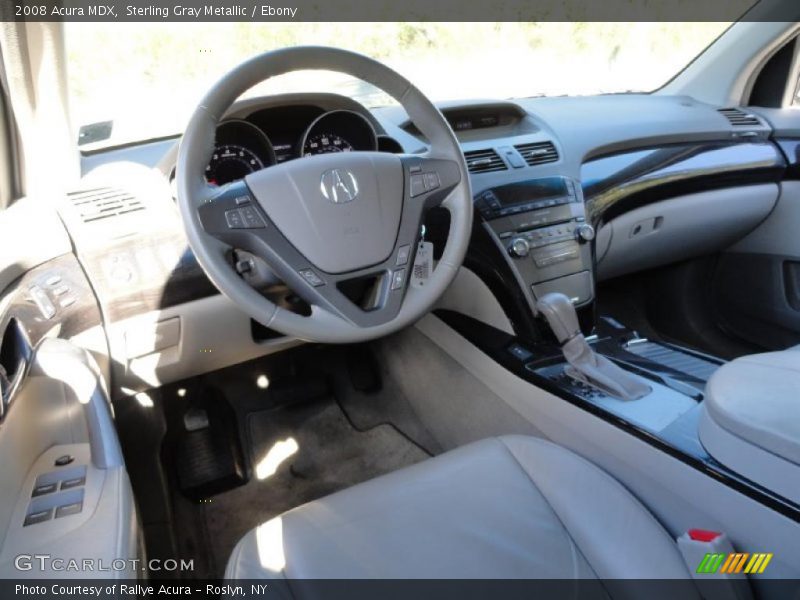 Sterling Gray Metallic / Ebony 2008 Acura MDX