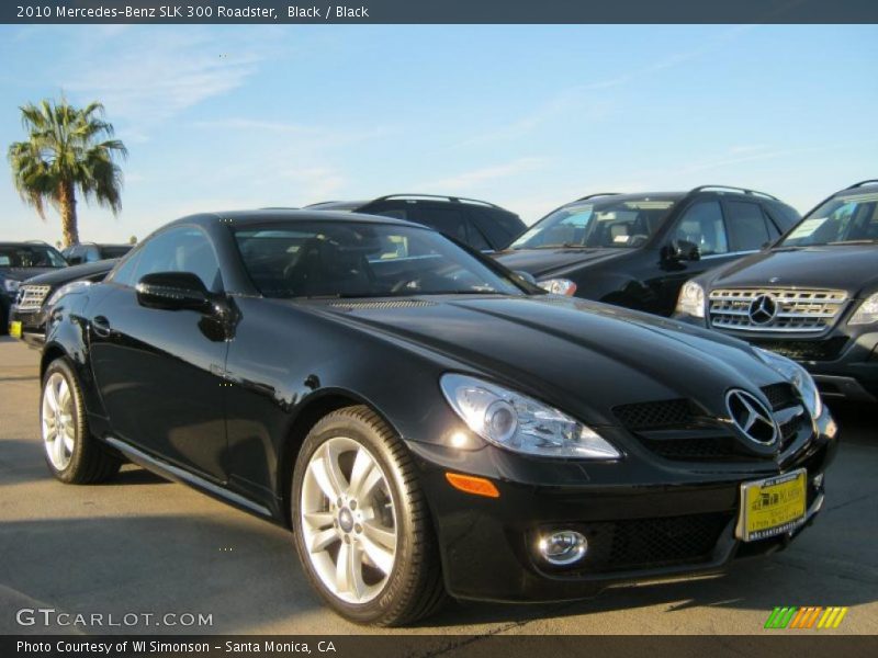 Front 3/4 View of 2010 SLK 300 Roadster