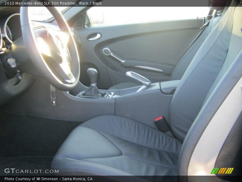 Black / Black 2010 Mercedes-Benz SLK 300 Roadster
