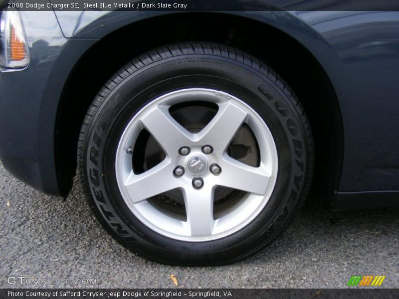 Steel Blue Metallic / Dark Slate Gray 2008 Dodge Charger SE