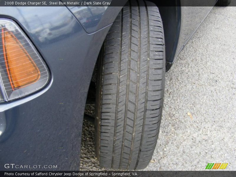 Steel Blue Metallic / Dark Slate Gray 2008 Dodge Charger SE
