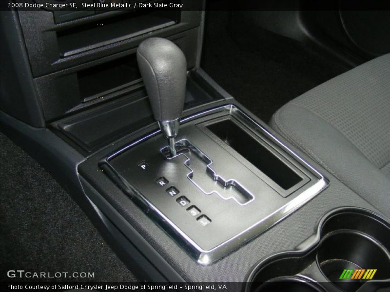 Steel Blue Metallic / Dark Slate Gray 2008 Dodge Charger SE