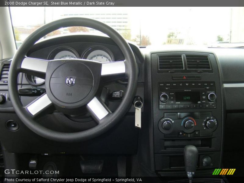 Steel Blue Metallic / Dark Slate Gray 2008 Dodge Charger SE