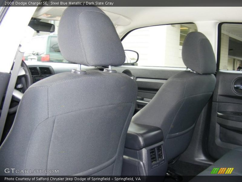 Steel Blue Metallic / Dark Slate Gray 2008 Dodge Charger SE