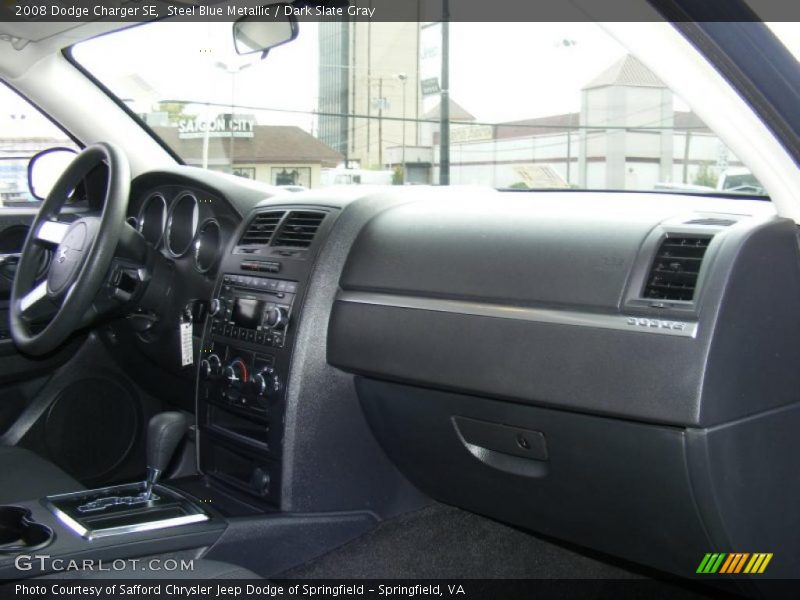 Steel Blue Metallic / Dark Slate Gray 2008 Dodge Charger SE