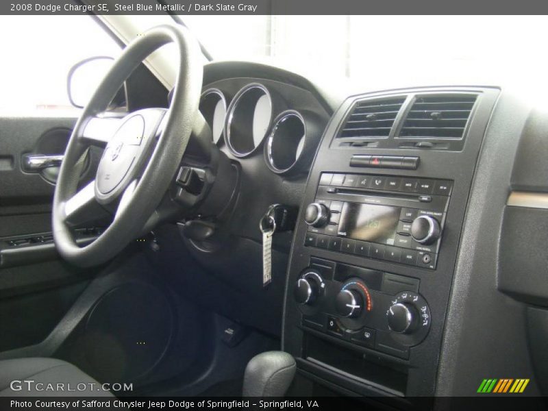 Steel Blue Metallic / Dark Slate Gray 2008 Dodge Charger SE
