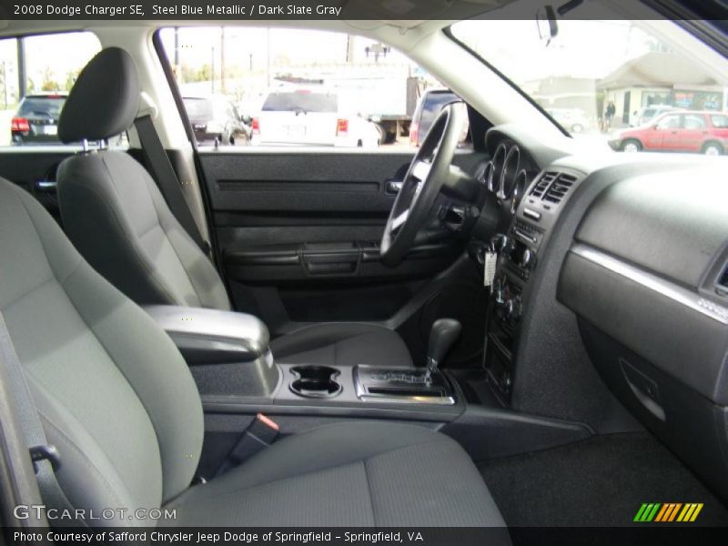Steel Blue Metallic / Dark Slate Gray 2008 Dodge Charger SE