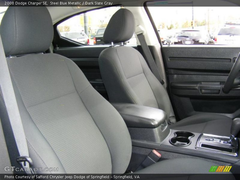 Steel Blue Metallic / Dark Slate Gray 2008 Dodge Charger SE