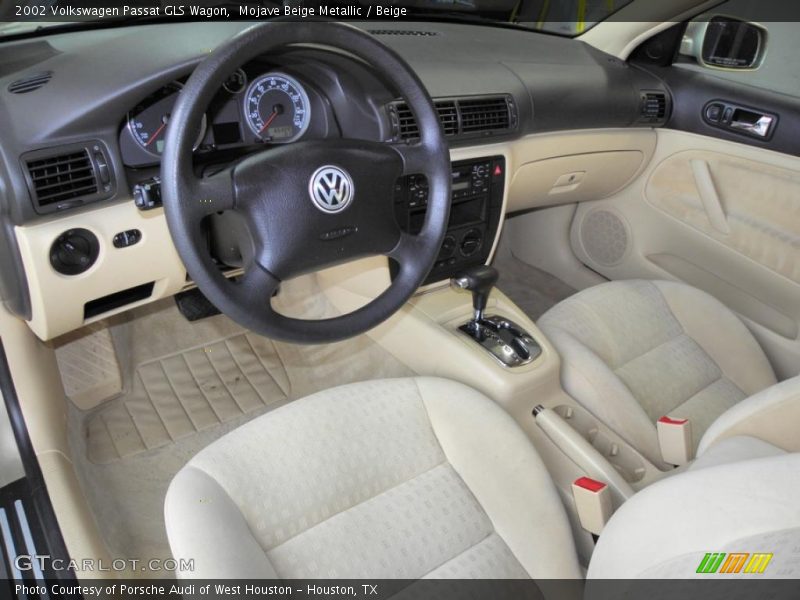 Mojave Beige Metallic / Beige 2002 Volkswagen Passat GLS Wagon