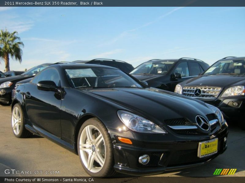 Front 3/4 View of 2011 SLK 350 Roadster