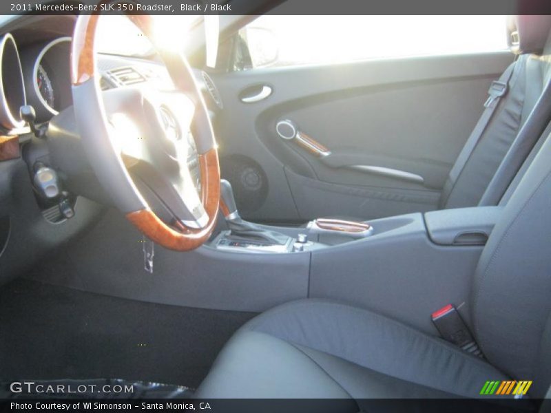  2011 SLK 350 Roadster Black Interior
