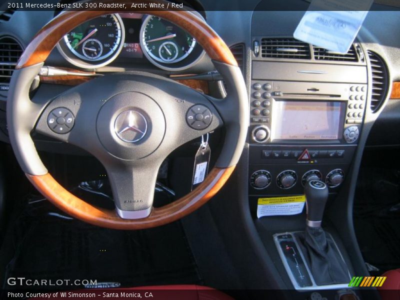 Dashboard of 2011 SLK 300 Roadster