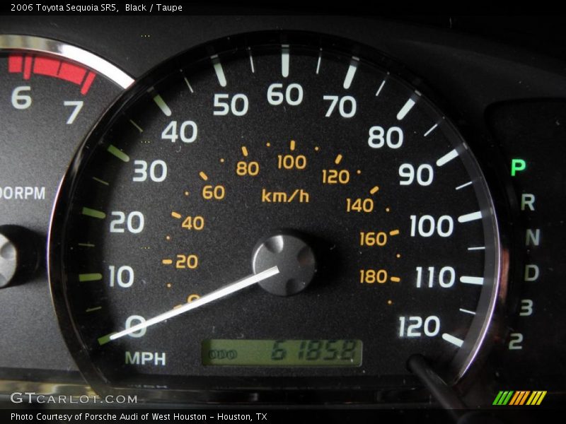 Black / Taupe 2006 Toyota Sequoia SR5