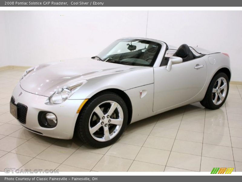 Cool Silver / Ebony 2008 Pontiac Solstice GXP Roadster
