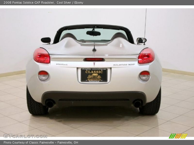 Cool Silver / Ebony 2008 Pontiac Solstice GXP Roadster