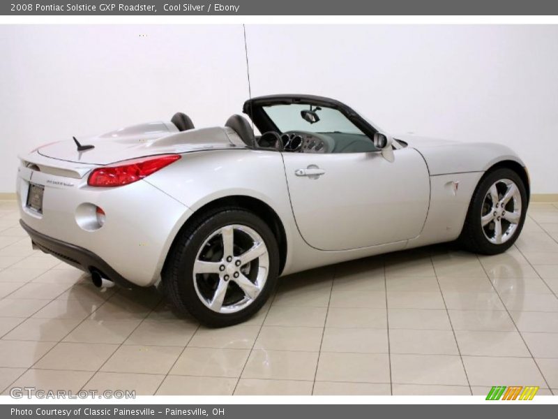 Cool Silver / Ebony 2008 Pontiac Solstice GXP Roadster