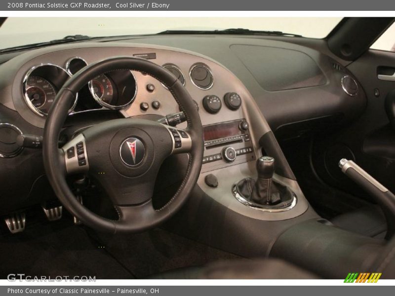 Ebony Interior - 2008 Solstice GXP Roadster 