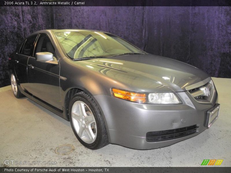 Anthracite Metallic / Camel 2006 Acura TL 3.2