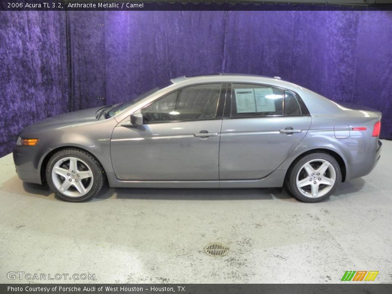 Anthracite Metallic / Camel 2006 Acura TL 3.2