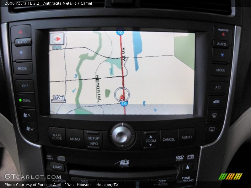 Anthracite Metallic / Camel 2006 Acura TL 3.2