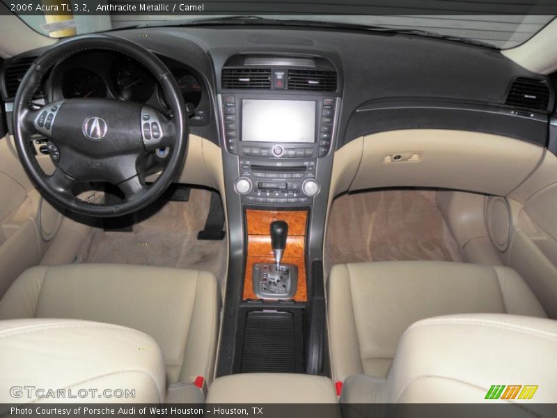 Anthracite Metallic / Camel 2006 Acura TL 3.2