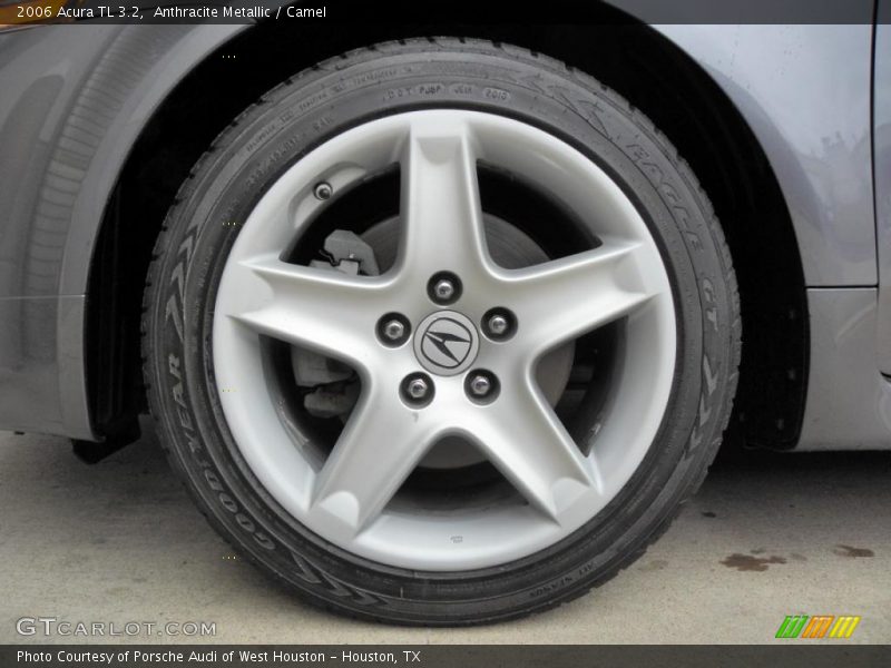 Anthracite Metallic / Camel 2006 Acura TL 3.2