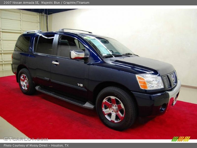 Majestic Blue / Graphite/Titanium 2007 Nissan Armada SE