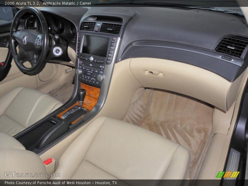 Anthracite Metallic / Camel 2006 Acura TL 3.2