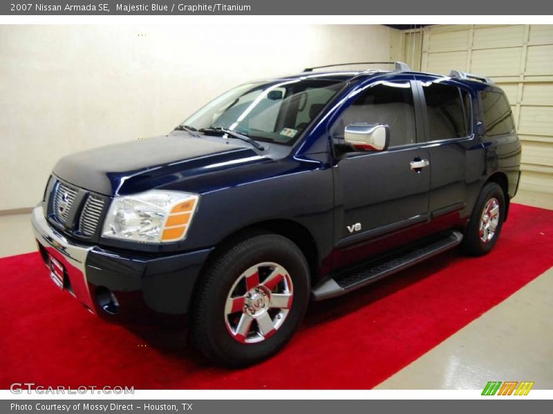 Majestic Blue / Graphite/Titanium 2007 Nissan Armada SE