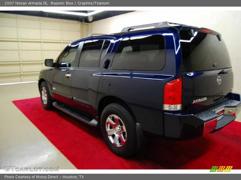 Majestic Blue / Graphite/Titanium 2007 Nissan Armada SE