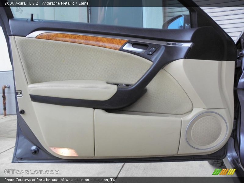 Anthracite Metallic / Camel 2006 Acura TL 3.2
