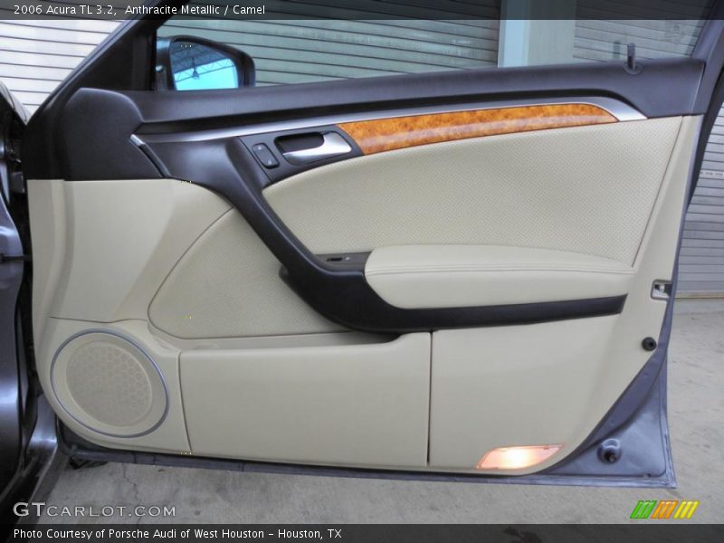 Anthracite Metallic / Camel 2006 Acura TL 3.2