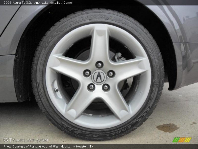 Anthracite Metallic / Camel 2006 Acura TL 3.2
