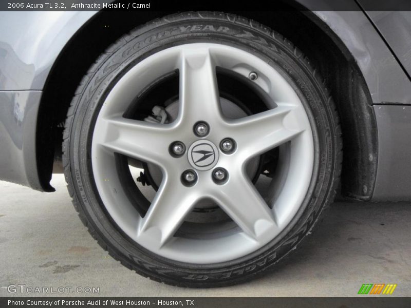 Anthracite Metallic / Camel 2006 Acura TL 3.2