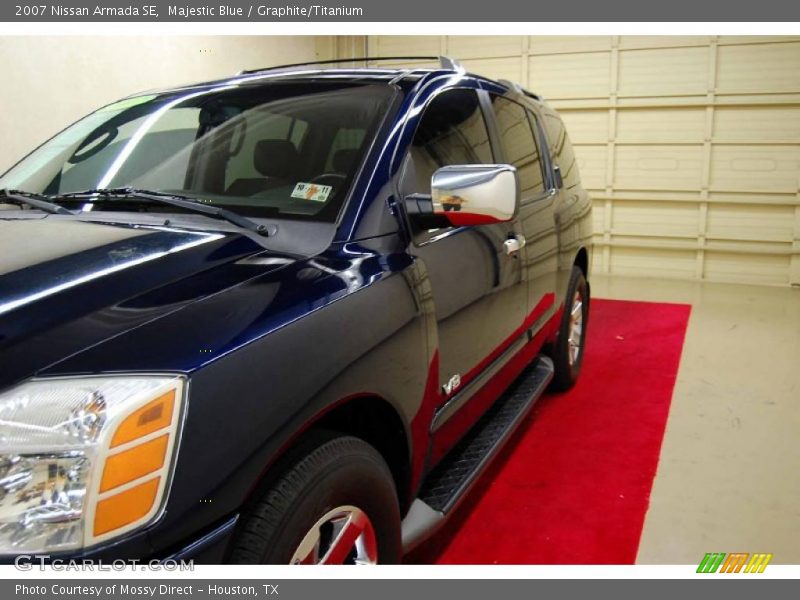 Majestic Blue / Graphite/Titanium 2007 Nissan Armada SE