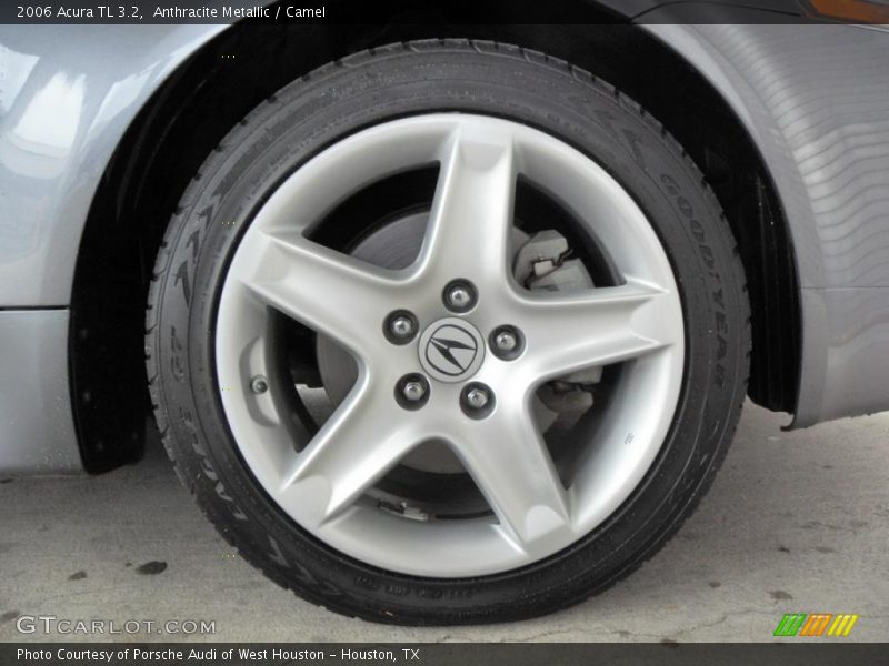 Anthracite Metallic / Camel 2006 Acura TL 3.2
