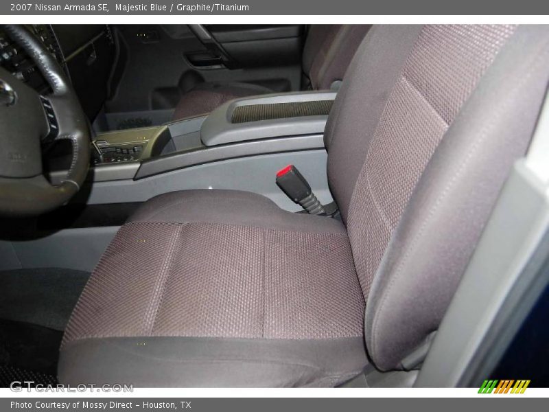 Majestic Blue / Graphite/Titanium 2007 Nissan Armada SE