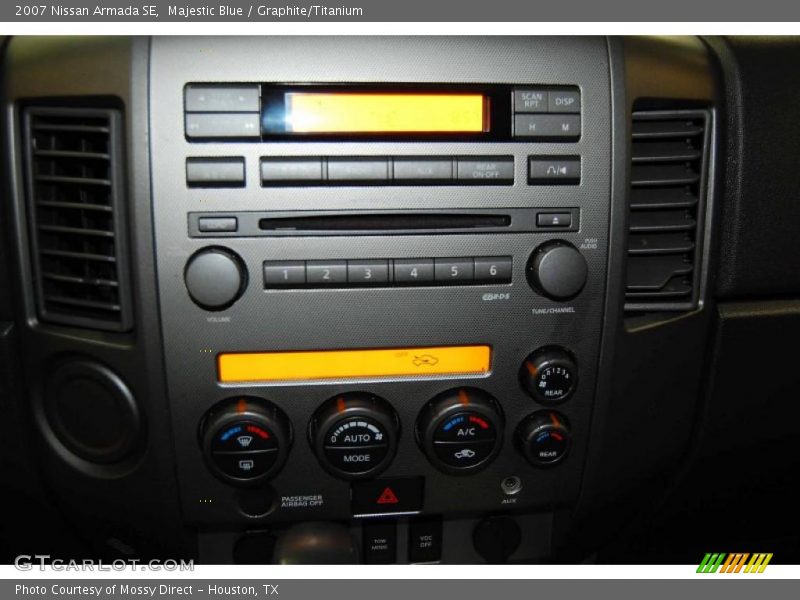 Controls of 2007 Armada SE