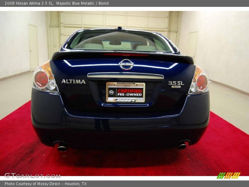 Majestic Blue Metallic / Blond 2008 Nissan Altima 3.5 SL